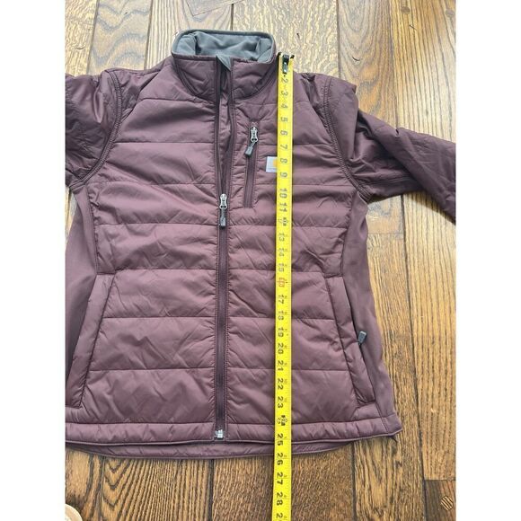 Carhartt Women’s Gilliam Rain Defender Jacket BlackBerry Small NWOT - Picture 5 of 5
